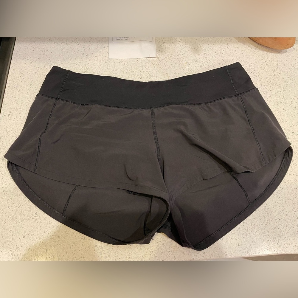 Lululemon speed up low rise shorts size 6